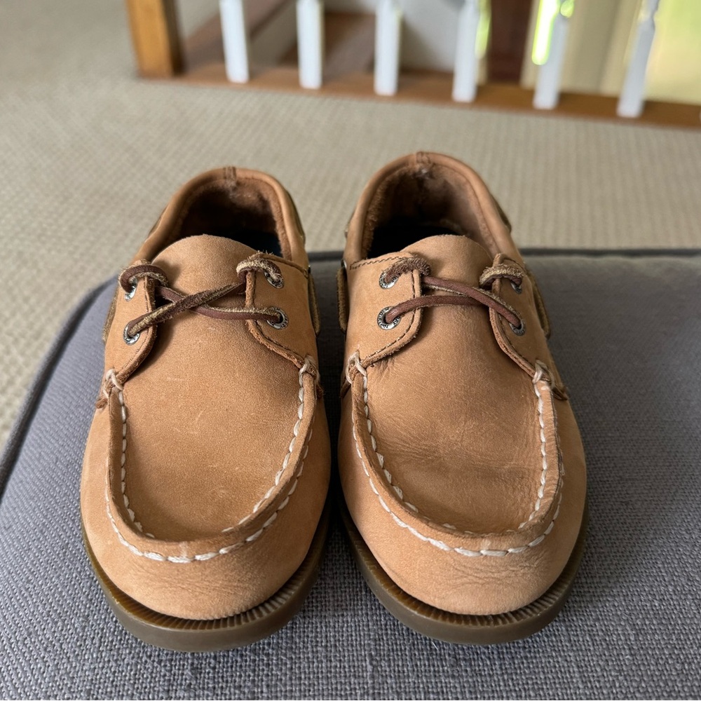 Boys 12.5  Sperry Top-Sider, the Kids' Authentic Original Leather Boat Shoes